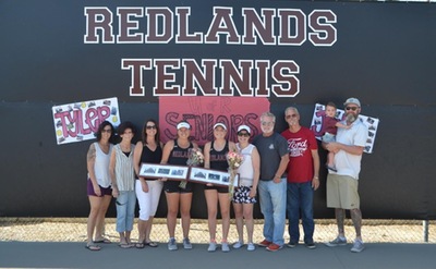 No. 26 U of R Women's Tennis Celebrates Seniors with 8-1 Victory over Whittier