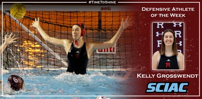 Senior Goalkeeper Kelly Grosswendt Nabs Her Second SCIAC Defensive Athlete of the Week Award for Women's Water Polo
